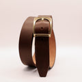 Ceinture – boucle en laiton massif avec passant 35mm